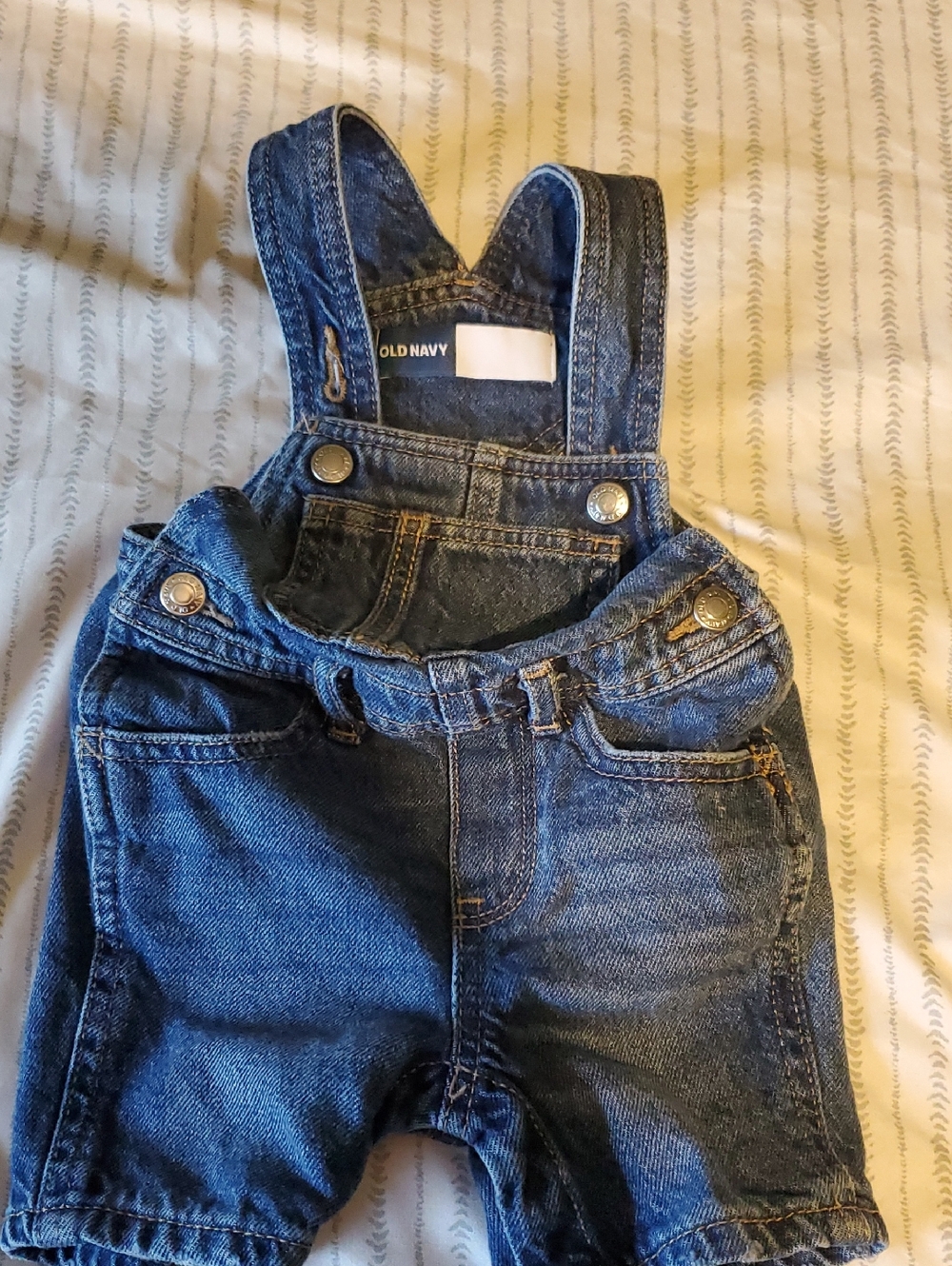 Old Navy Dark Blue Infant Denim Overalls